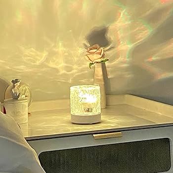 Amazon.co.jp : AOYYOA 波ランプナイトライト 水の波紋ナイト